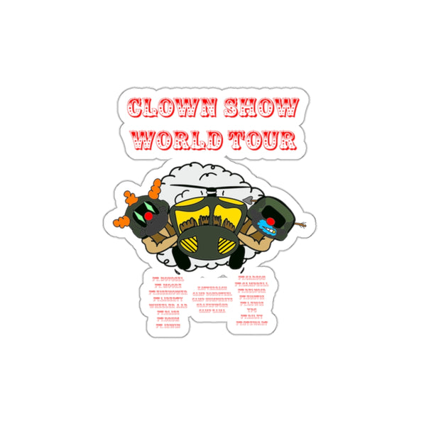 Clown Show World Tour Die-Cut Slap