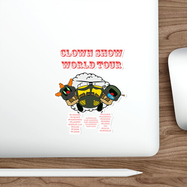 Clown Show World Tour Die-Cut Slap