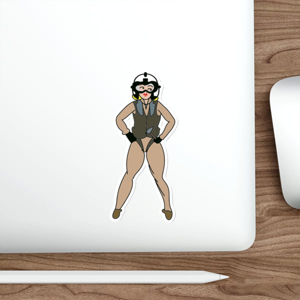 Fly Girl 1 Die-Cut Slap