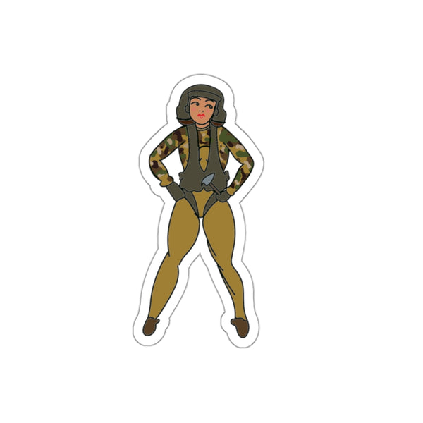 Fly Girl 2 Die-Cut Slap