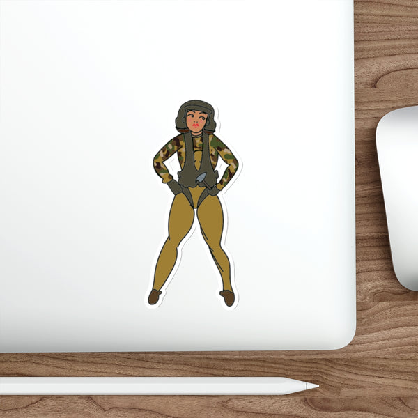 Fly Girl 2 Die-Cut Slap