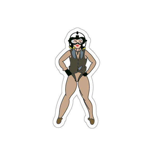 Fly Girl 1 Die-Cut Slap