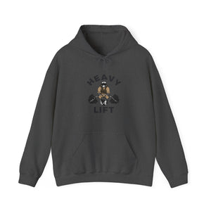 Unisex Heavy Lift USMC/USN Hooded Sweatshirt