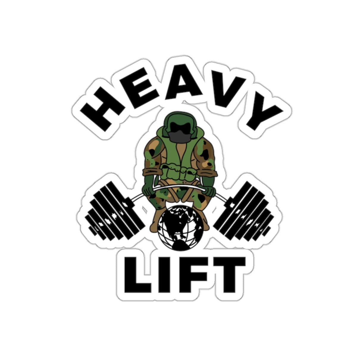 Heavy Lift Army Die-Cut Slap