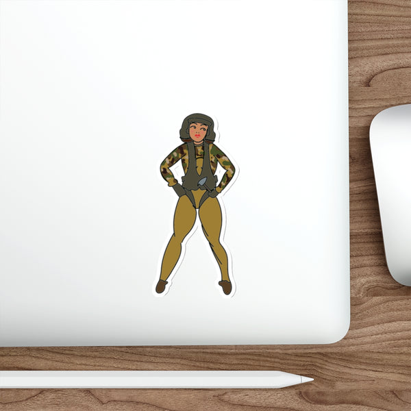 Fly Girl 2 Die-Cut Slap