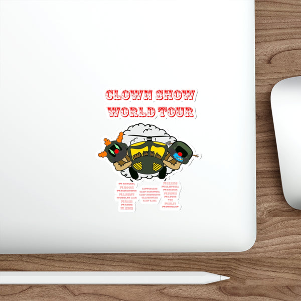 Clown Show World Tour Die-Cut Slap