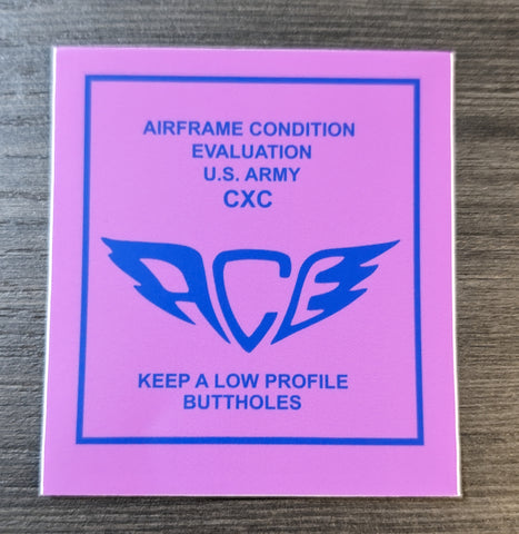 ACE Inspection Sticker